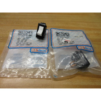 Carling Switch SS1219-BG Selecta Rocker Switch SS1219BG (Pack of 2)