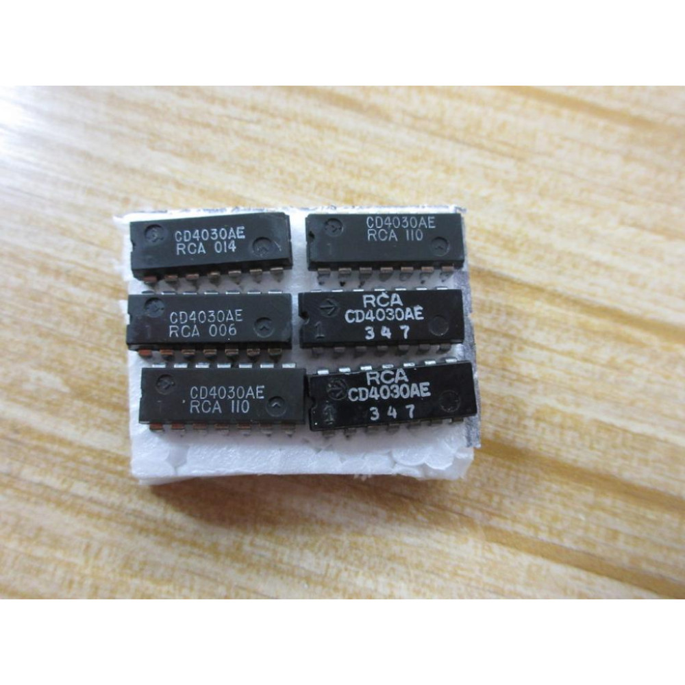 RCA CD4030AE Integrated Circuit (Pack of 6) - New No Box