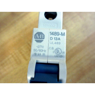 Allen Bradley 1489-M1D130 1P 13A Miniature Circuit Breaker 1489M1D130 - New No Box