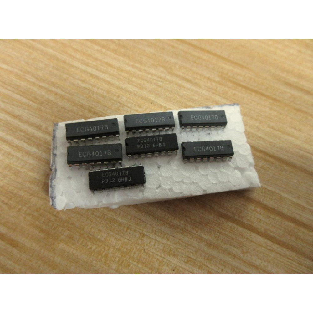 Philips ECG4017B ECG Integrated Circuit 4017B (Pack of 7) - New No Box