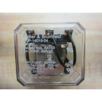 Potter & Brumfield KUP-14D15-24V DC Relay KUP-14D15-24VDC (Pack of 3) - Used