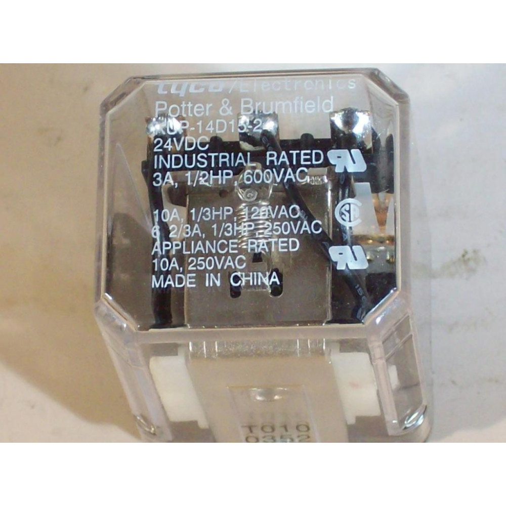 Potter & Brumfield KUP-14D15-24V DC Relay KUP-14D15-24V - New No Box