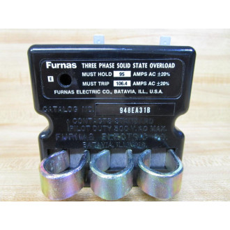 Furnas 948EA31BNB Solid State Overload Relay 948EA31B WOut Knob