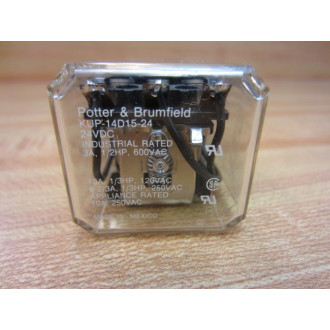 Potter & Brumfield KUP-14D15-24V DC Relay KUP-14D15-24VDC Potter & Brumfield KUP-14D15-24V DC Relay KUP-14D15-24VDC