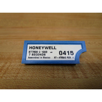 Honeywell ST7800C1003 Purge Timer 7 Second - New No Box