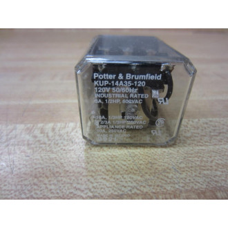 Potter & Brumfield KUP-14A35-120V Relay KUP-14A35-120V DC 13 HP