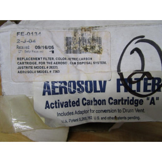 Justrite 28223 Aerosolv Carbon Filter 7363 (Pack of 2)