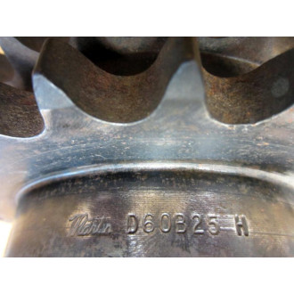 Martin D60B25H Double Strand Solid Stock Bore Sprocket - New No Box