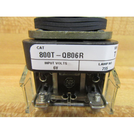 Allen Bradley 800T-QB06R Push Button Switch - New No Box
