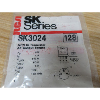 RCA SK3024 Transistor (Pack of 3)
