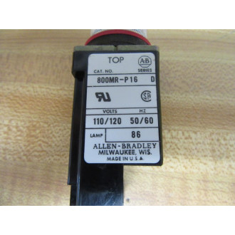 Allen Bradley 800MR-P16W Pilot Light