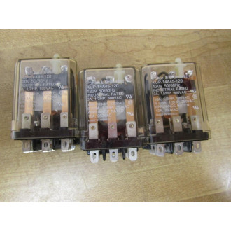 Potter & Brumfield KUP-14A45-120V Relay KUP14A45120 (Pack of 3) - New No Box