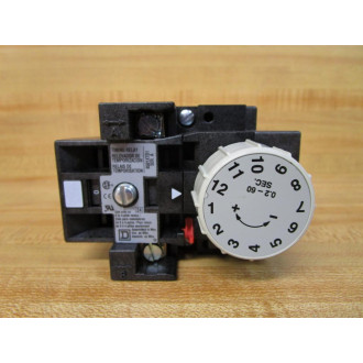 Square D 8501 XTD1 Timer Attachment Off Delay 53735 Series A  0.2 - 60 Seconds