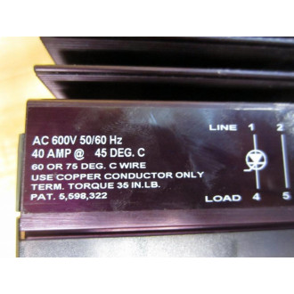 Watlow DC2C-4060-K2S0 Power Control DC2C4060K2S0 WCover - Used