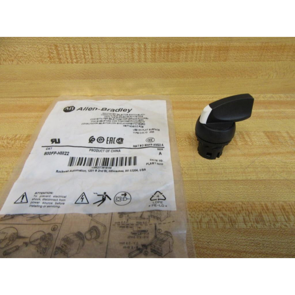 Allen Bradley 800FP-HM22 Selector Switch 800FPHM22