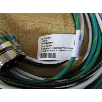 Turck RSF 34-3MNPT Power Receptacle U-35031