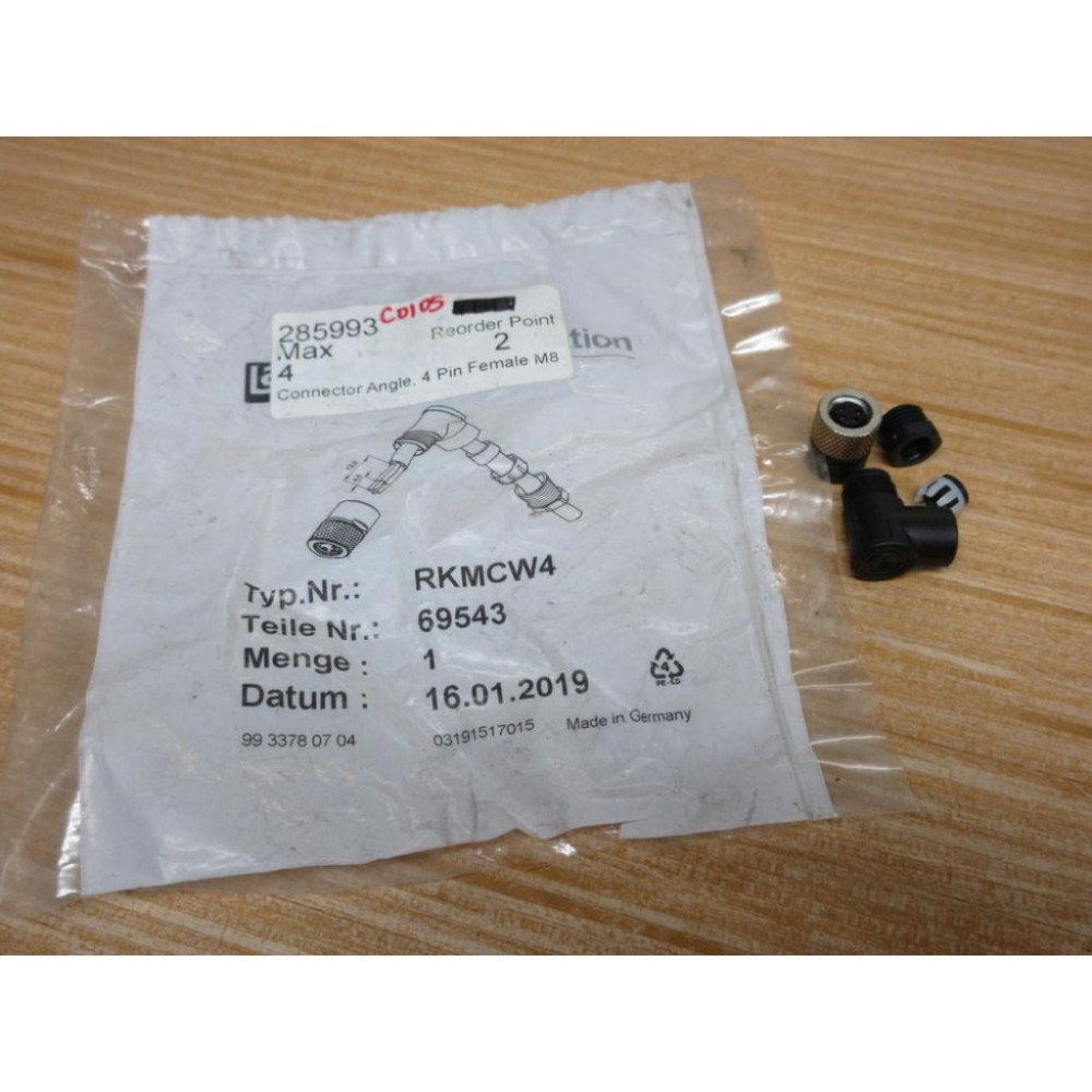 Lumberg RKMCW4 Belden Connector Assembly 69543
