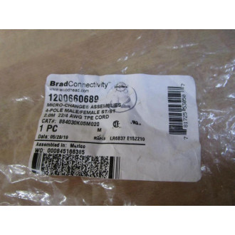 Brad Connectivity 884030K05M020 Molex Micro-Change Assembly 1200660689
