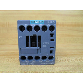 Siemens 3RH2140-1AK60 Contactor Relay 3RH21401AK60 - New No Box