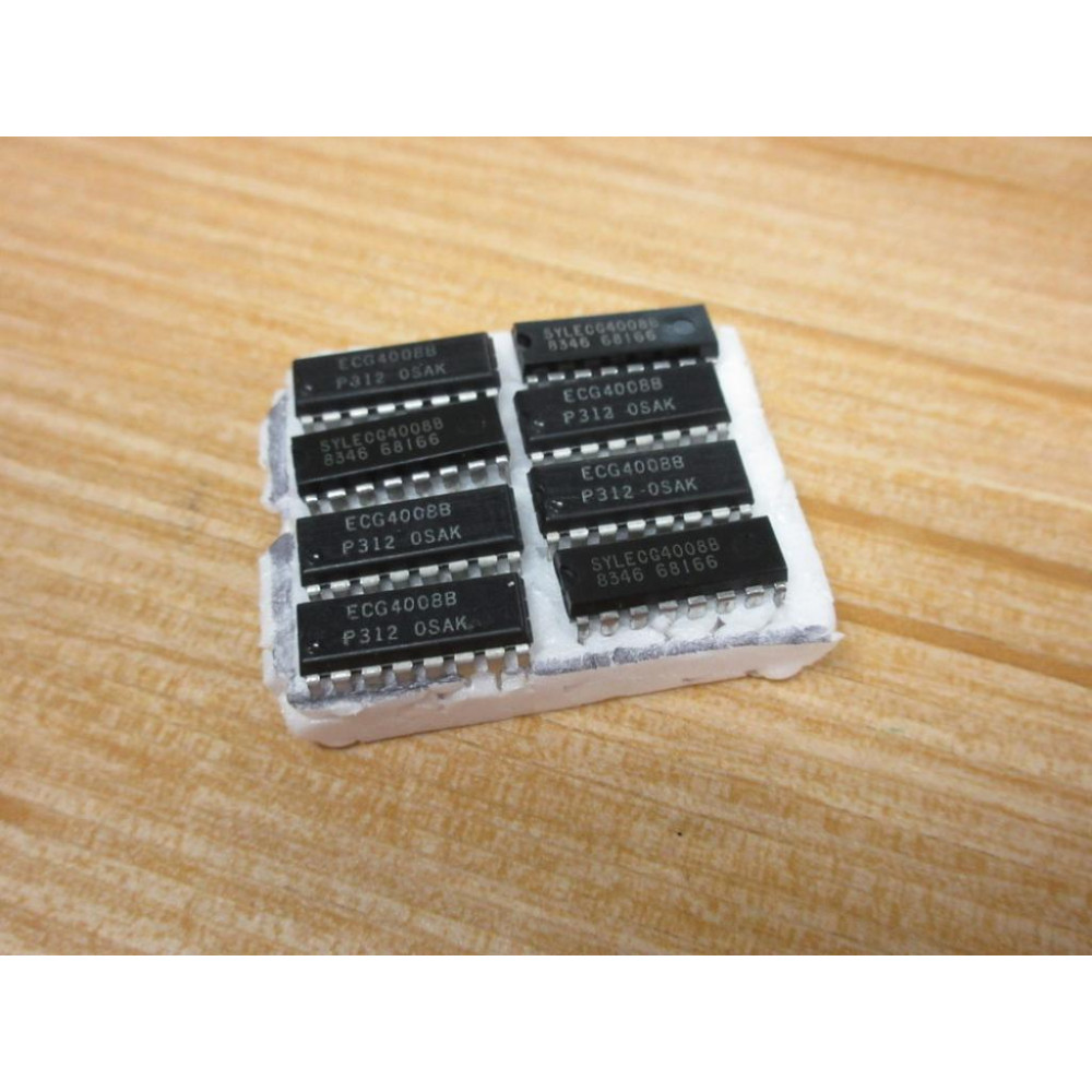ECG4008B Integrated Circuit (Pack of 8) - New No Box