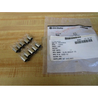 Allen Bradley 800E-N157 Lamp 800EN157 (Pack of 10)