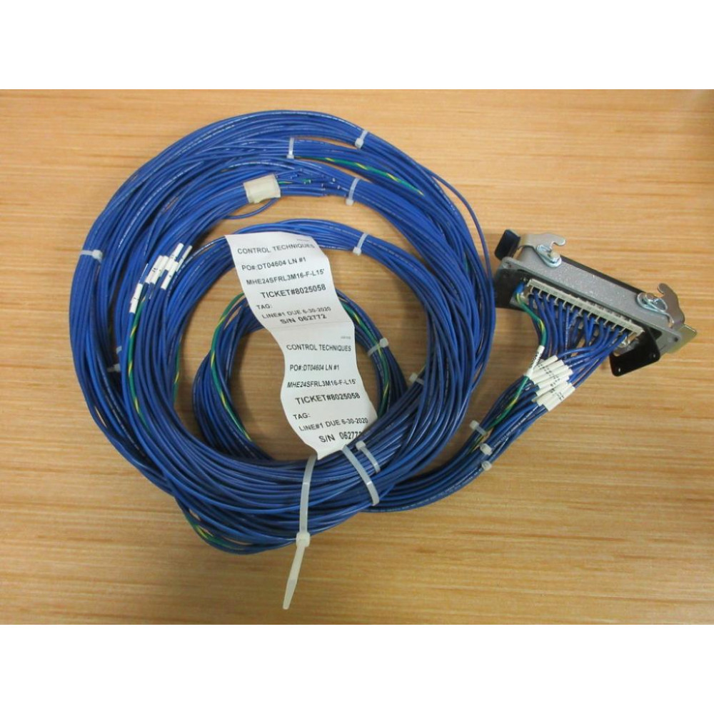 Control Technique MHE24SFRL3M16-F-L15' Receptacle MHE24SFRL3M16FL15 - New No Box