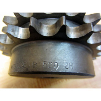 Morse B-520-2H Double Row Roller Chain Sprocket B5202H - New No Box