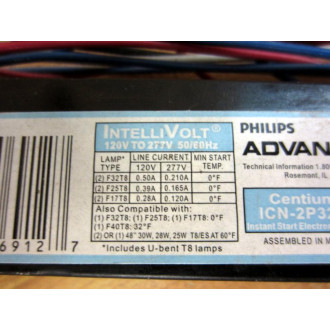 Philips Advance ICN-2P32-N Centium Ballast ICN2P32N - Used
