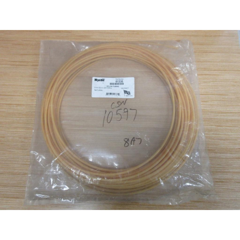 Nycoil 61330 Nylon Tubing 100' Feet