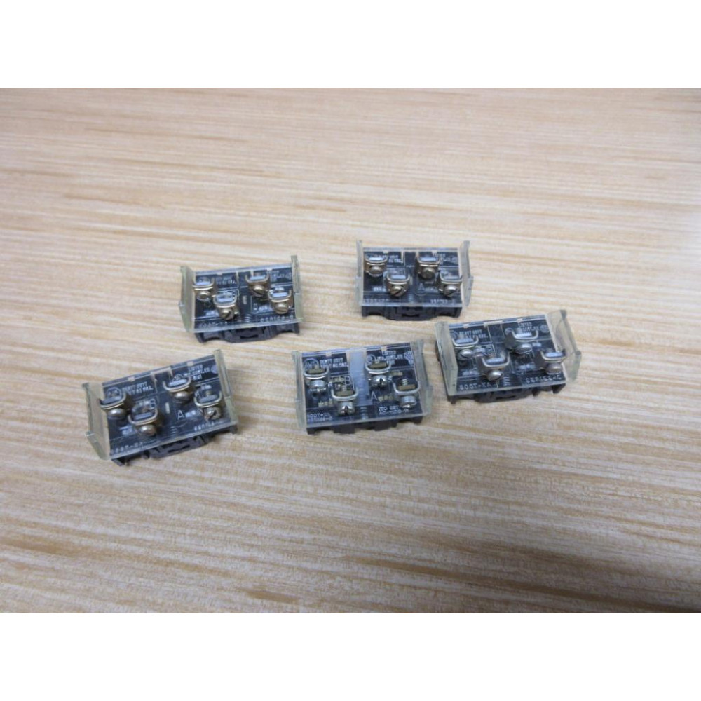 Allen Bradley 800T-XA Block 800TXA Ser C (Pack of 5) - Used