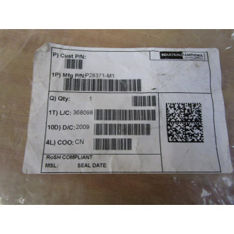 Amphenol P28371-M1 Female Receptacle And Cable P28371M1