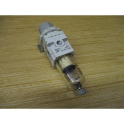 SMC AW20-N02-Z-A Modular Filter Regulator AW20N02ZA W Bracket - Used