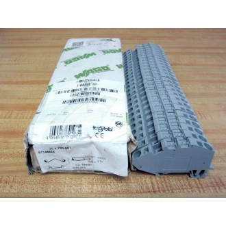 Wago 784-601 Feedthrough Terminal Block 784601 (Pack of 25)