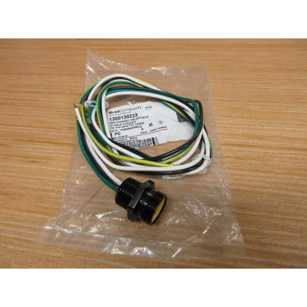 Brad Connectivity 1R3006A20M010 Molex Receptacle 1300130223 Brad Connectivity 1R3006A20M010 Molex Receptacle 1300130223