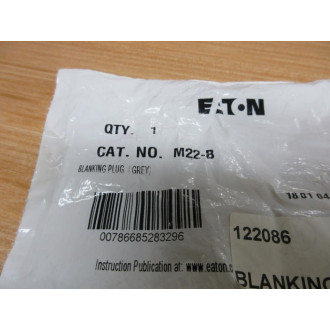 Eaton M22-B Blanking Plug M22B (Pack of 2)
