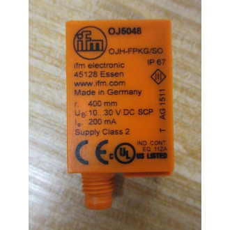 IFM Efector OJ5048 Photoelectric Sensor OJH-FPKGSOAS - New No Box