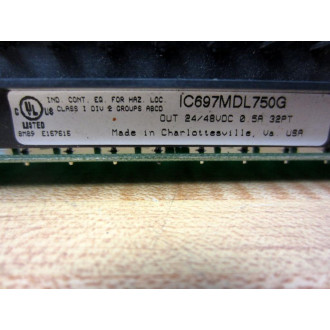 GEFanuc IC697MDL750G Discrete Output Module - Used