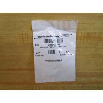 Waters 700009303 Ferrule, Peek 116" (Pack of 3)