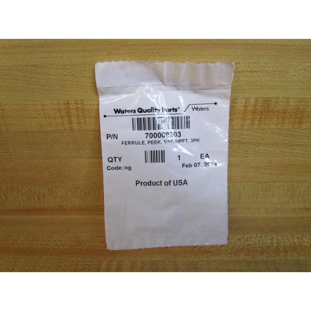 Waters 700009303 Ferrule, Peek 116" (Pack of 3)