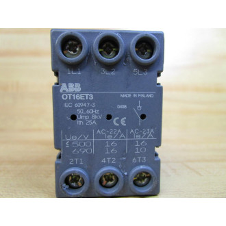 ABB OT16ET3 Disconnect Switch WHandle - Used