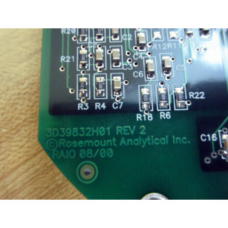 Rosemount Analytical 3D39833G01 Transmitter PCB Assy 3D39832H01 - Used