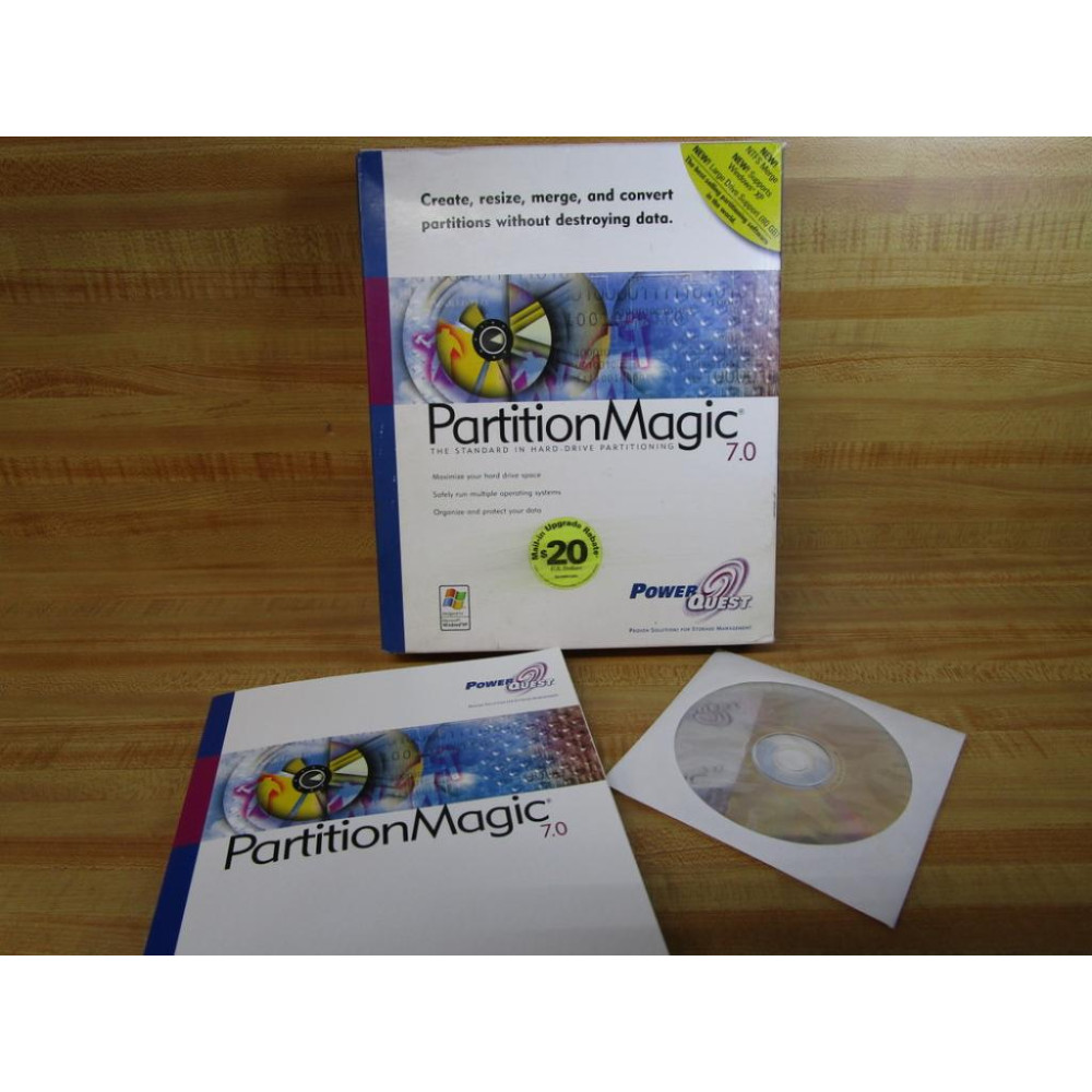 Power Quest PM70ENK1EU Partition Magic 7.0 22969 - Used