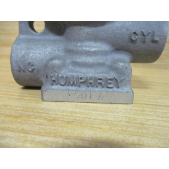 Humphrey 501-A Air Piloted Valve 501A - New No Box