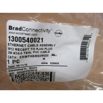 Brad Connectivity ERWPAB3002M020 Molex Ethernet Cable 1300540021