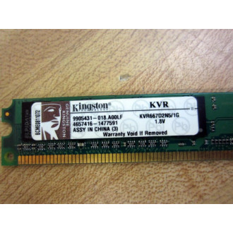 Kingston 9905431-018.A00LF Memory Module KVR667D2N51G - Used