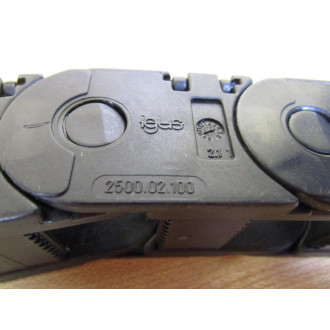 Igus 2500.02.100.0 GFU Energy Chain 2500.02.100 45" WConnectors - New No Box