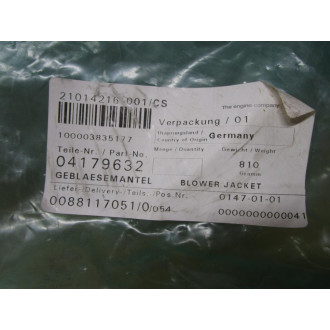 Deutz 0417-9632 Blower Jacket 0417 8606 E