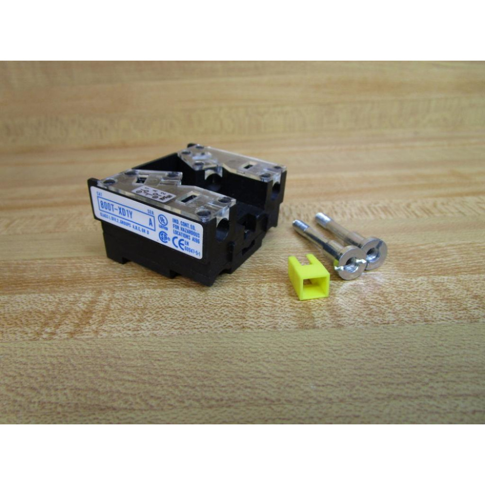 Allen Bradley 800T-XD1Y Contact Block 800TXD1Y - New No Box