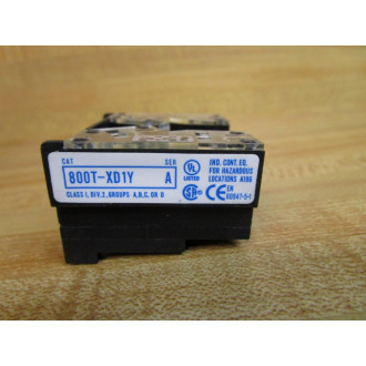 Allen Bradley 800T-XD1Y Contact Block 800TXD1Y - New No Box