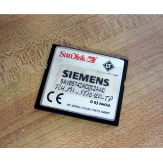 SanDisk 6AV65742AC002AA0 Siemens 32MB CF Card - Used